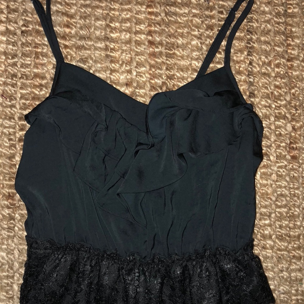 Target Xhilaration Black Strappy Lace Dress - Picture 2 of 4